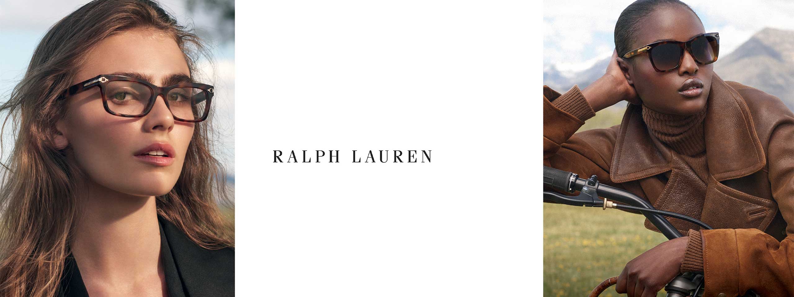 Ralph Lauren: Frau mit Brille (links), Frau mit Sonnenbrille (rechts)